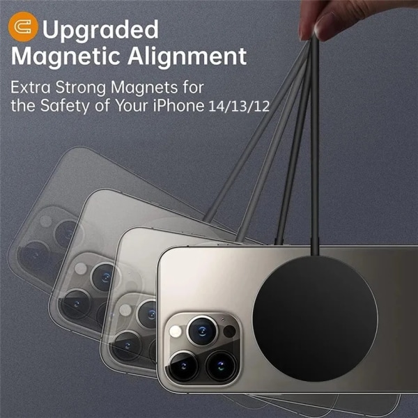 30W magnetisk trådlös laddningsplatta för iPhone 15 14 13 Pro Max Samsung Xiaomi-laddare Induktionssnabbladdningsdockningsstation Type C Only