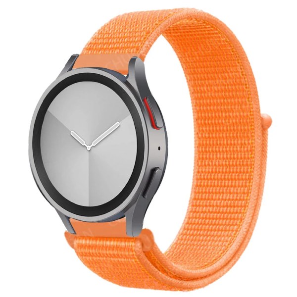 Nylon för Samsung Galaxy Watch 6/5/ pro/4/Classic/active 2 43-47-40-44mm 20mm/22mm sportarmband huawei gt 2/e/3 rem 37 Papaya 20mm watch band