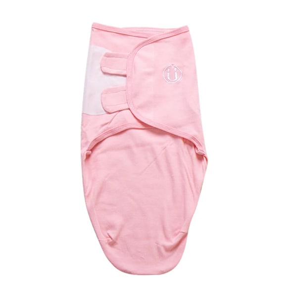 INSULAR Ny sommar tjock swaddle 100% bomull nyfödda spädbarn väskor inslagning baby sovsäck blöja kokong för nyfödda väskor 1 st Hot Pink M