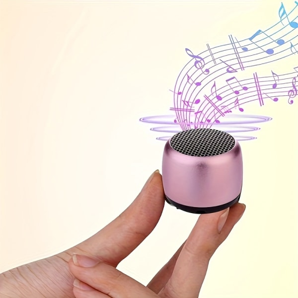 Bärbar musikspelare Mini M1-högtalare Trådlös högtalare med subwoofer, sportljudbox, högtalare för alla smartphones Black