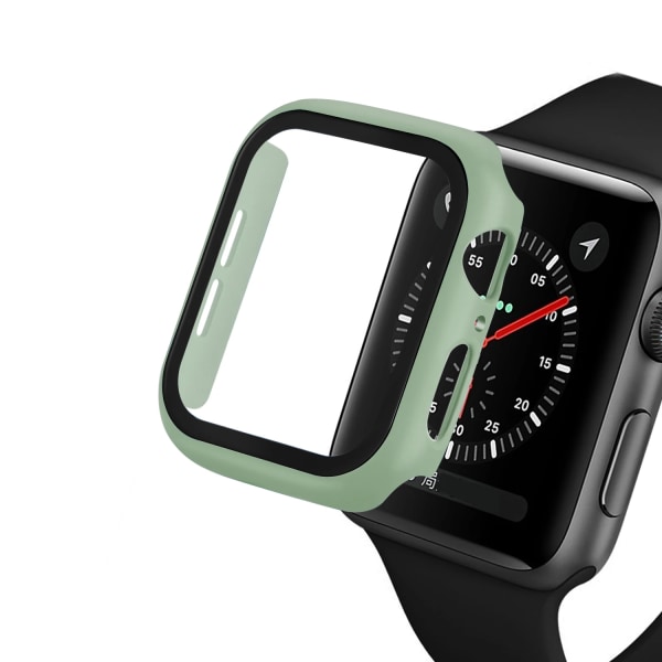 Glas+ cover för Apple Watch Ultra 49mm 8 7 41mm 45mm Tillbehör Skärmskydd Apple iWatch Series 6 5 SE 44MM 40MM 42MM 38MM Mint Green Series 789 41mm