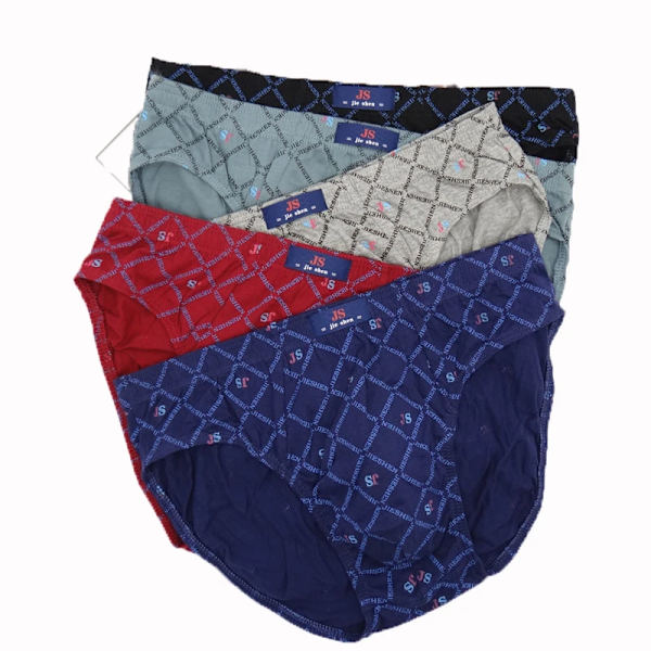 Ny 5Pcs/Lott Gratis Leverans Billigaste 100% Bomull Menn Briefs Plus Storlek Män Underkläder 4Xl/5X L/6Xl Mäns Andningsbyxor AB00232 XXXL