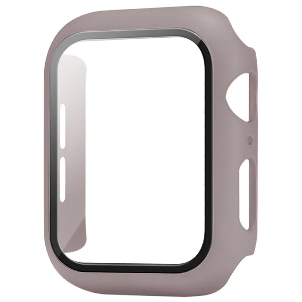 Glas+ Cover för Apple Watch Screen Protector Case 41mm 45mm 42mm 38mm 44mm 40mm Reptålig skyddande iWatch 9 8 7 6 SE 5 khaki Series456 SE 40MM