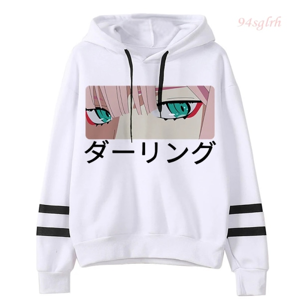 Darling In The Franxx Hoodie Anime Manga Harajuku Zero TWO Vacker Tjej Hoodies Unisex Hip Hop Casual Sweatshirt Streetwear 15678 S