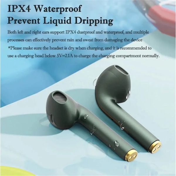 Originale Mijia Xiaomi Trådløse Hovedtelefoner J18 I Øret Tws Hifi Bluetooth Hovedtelefoner Sport Spil Vandtæt Headset Med Mikrofonen Black