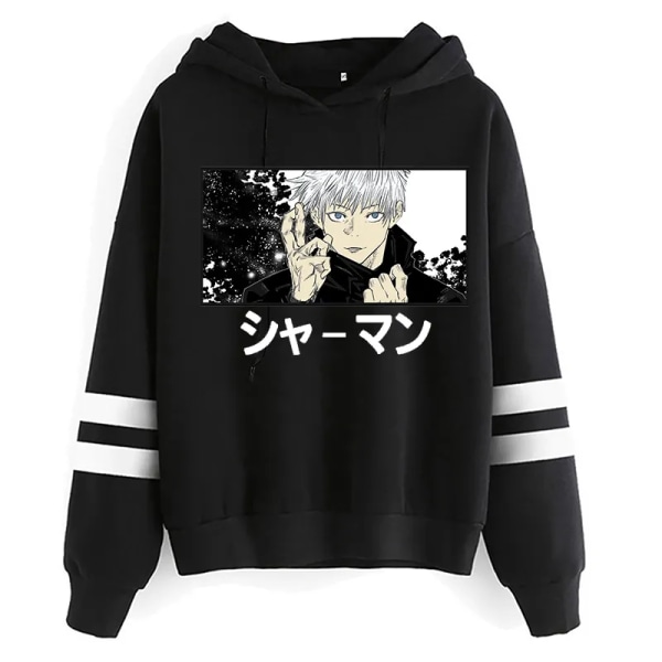 Unisex Jujutsu Kaisen Anime Yuji Itadori Hoodies Herr Harajuku Gojo Satoru Kawaii Manga Grafisk Streetwear Sweatshirts Tröjor 15505 Asian L