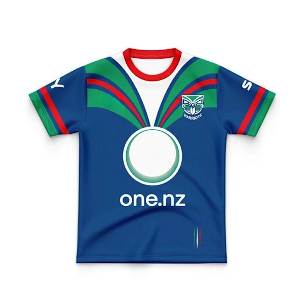 2024 Børns New Zealand Krigere Hjem / Ude / Oprindelige / Kulturarv Uddannelse Rugby Jersey kids 5 XS