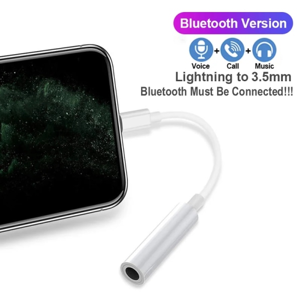 Adaptateur Audio Lightning versus priset casque 3,5 mm, 2 och 1, häll iPhone 14 13 12 11 Pro Max X XS XR SE 8 Plus, convertisseur de charge rapide Bluetooth 3.5mm