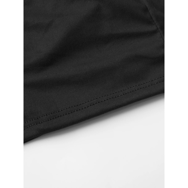 Herrtrosor Underkläder Bokstavstryck Boxer Sexiga Bekväma kalsonger Boxershorts Man Trosa Black1 XL