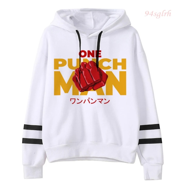 2021 One Punch Man Saitama Sensei Huvtröjor Japanska Anime Sweatshirts Herr Harajuku Manga Grafisk Hoodie Unisex Hip Hop Streetwear 30511 L