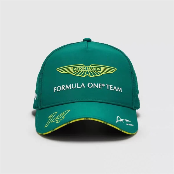 2024 Racing F1 Fashion Offroad Team Duck Tongue Hat Motorcykelhatt Aston Martin Baseballhatt för män, Sporthatt, Teamhatt, New 2024 Adjustable