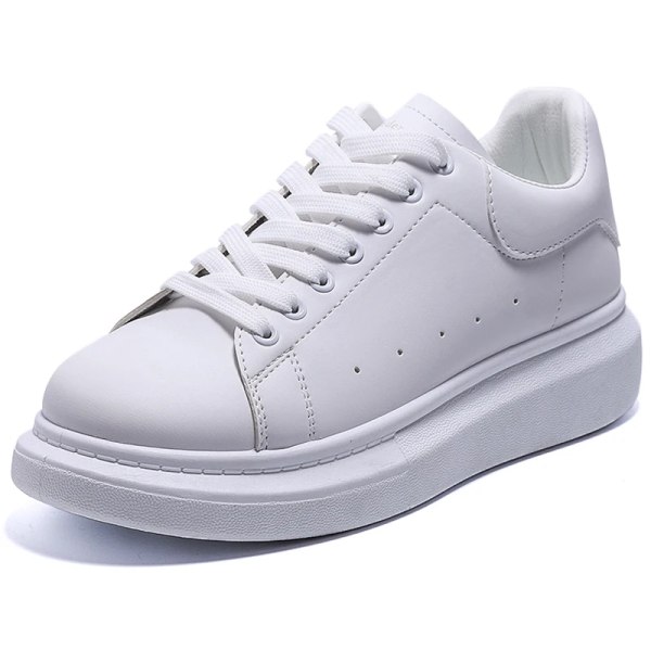 Ny PU Populär lågtopp tjock sula Pars små vita skor för herrskor Casual sneakers Chaussure Homme Zapatillas Hombre J10 T01 BLACK 35