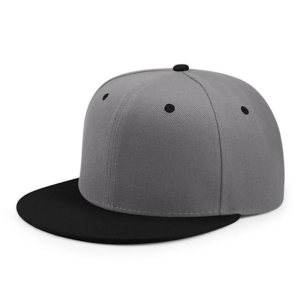 Stor Størrelse Tilbage Lukket Skateboard Cap Kvinder Monterede Baseball Hat Stor Størrelse Snapback Caps Plain Fodbold Hat 60Cm 62Cm Cm 64Cm Black Gray 62cm