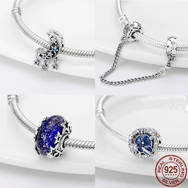 Ny Hot Sale 925 Sterling Sølv Armbånd Shiny Hjerte Armbånd Moment Armbånd Til Kvinder Passer Til Original Charm Smykker Kærlighedsgave KTB090 18cm