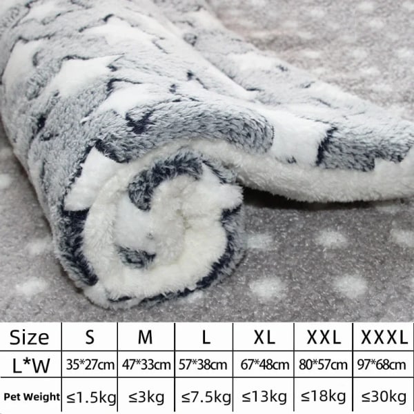 XS-3XL varma mjuka husdjurssängmattor Plysch sovmatta för hundsäng för små stora hundar Filt Kattsäng Varm kattmatta kudde 4 XXXL 97X68cm