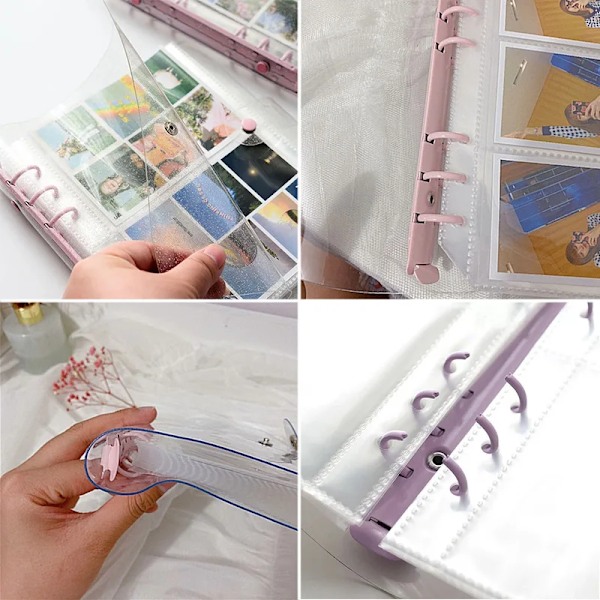 3/5 Tom Fotoalbum Indre Side Kpop Photocard Binder Transparent Idol Billeder Samle Bog Binding Kpop Kort Binder C 3in inner page