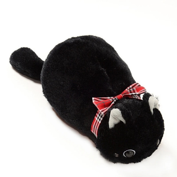 Cartoon Plush Pencil Fall Kawaii Plush Kawaii Katt Kontor Leveranser Penna Väskor För Barn Pappersburk black