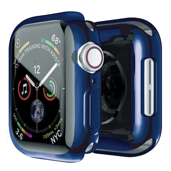 45Mm 41Mm 44Mm 40Mm 42Mm 38Mm Näytönsuoja Apple Watch Iwatch Sarja 7 Se 6 5 4 3 Pudotussuoja Kotelo Tarvikkeet Suojukset midnight blue 42MM