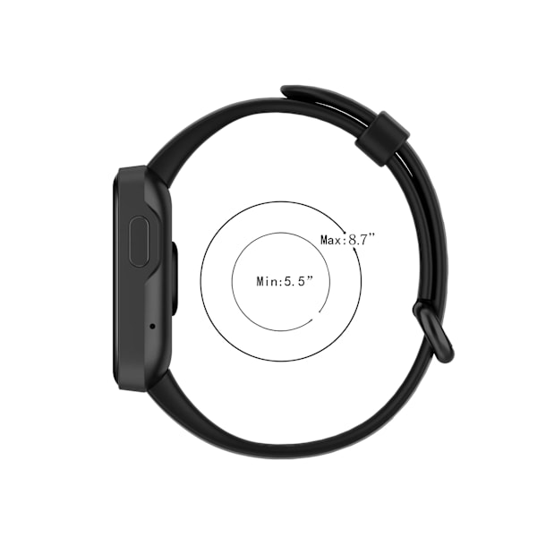 Silikonarmband för Xiaomi Mi Watch 2 Lite Rem Global Version Ersättningsarmband Armband mi watch lite Redmi Watch 2/1 rem Ink orchid For Redmi Watch Lite