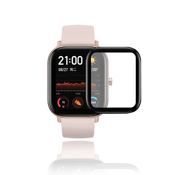 9D Härdad Mjukt Glas Titta På Film För Amazfit Gts 2 3 4 Mini Skärmskydd För Amazfit Gtr 4 3 Pro Bip Pro Bip S Lite Pop 3pcs Amazfit BiP S Lite