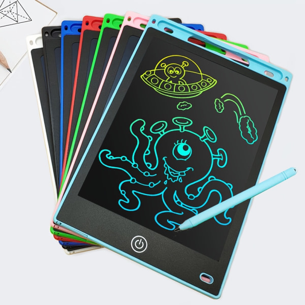 LCD skrivplatta Doodle Board med låsnyckel, ritplatta för barn, 30,48 cm elektronisk tavla ritplatta gåvor, utbildningsresor