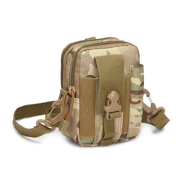 Factory In Stock Hmolle Running Bag Mountaineering Tactical Outdoor Sports Running Bag Camouflage Running Sports Mobile Small Waist Bag Cp Camouflage