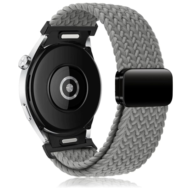 No gap flätat band för Samsung Galaxy Watch 6 4 classic/5 pro 47mm 43mm 44mm 40mm magnetiskt armband Galaxy watch6 watch4-rem grey 6 classic 43mm 47mm