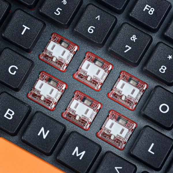 Kailh Låg Profil Choc Switch 1350 Rgb För Tangentbord Crystal Röd Pro Pale Blå Pink Robin Silver Brun Vit Gul Orange Choc Black X110PCS