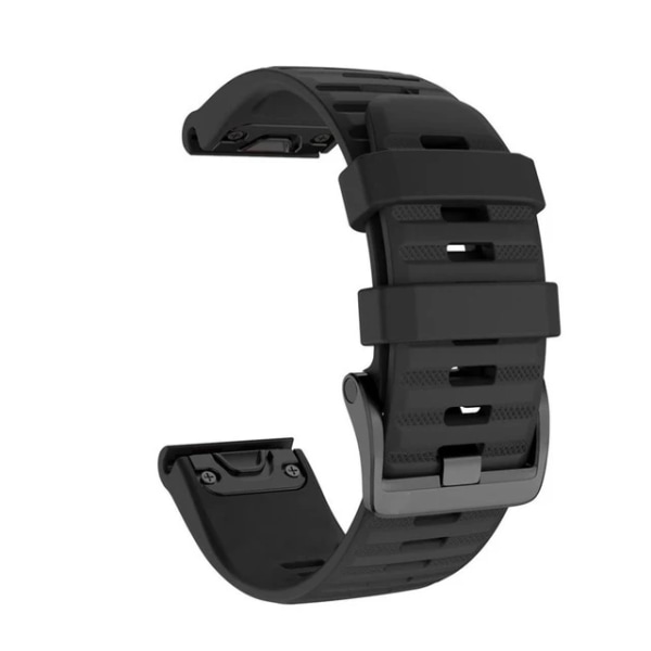 26 22 20MM silikonarmband för watch för Garmin Fenix ​​6X 6 6S Pro 7X 7 Easyfit Armband Fenix ​​5 5X 5S Plus Smartwatch Armband Black 22mm Fenix 7