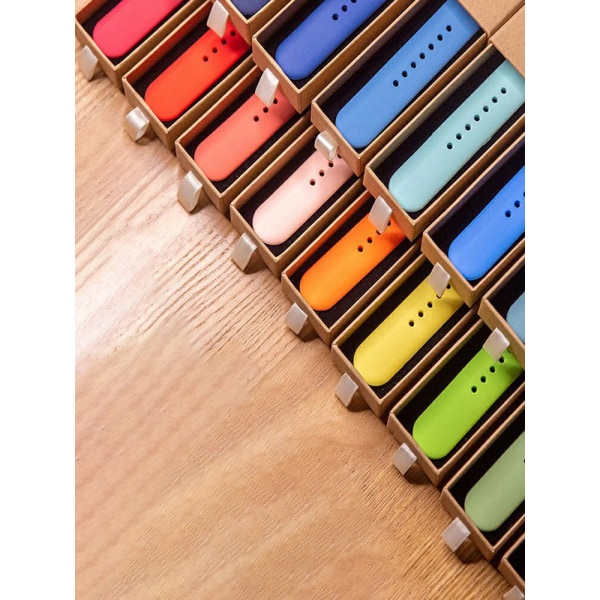 Silikonrem för Apple Watch -band 44 mm 40 mm 45 mm 41 mm 49 mm 42 mm 38 mm 44 mm Sportarmband iWatch Series 9 8 7 SE 6 5 4 Ultra 2 pistachio 38 40 41 mm M-L