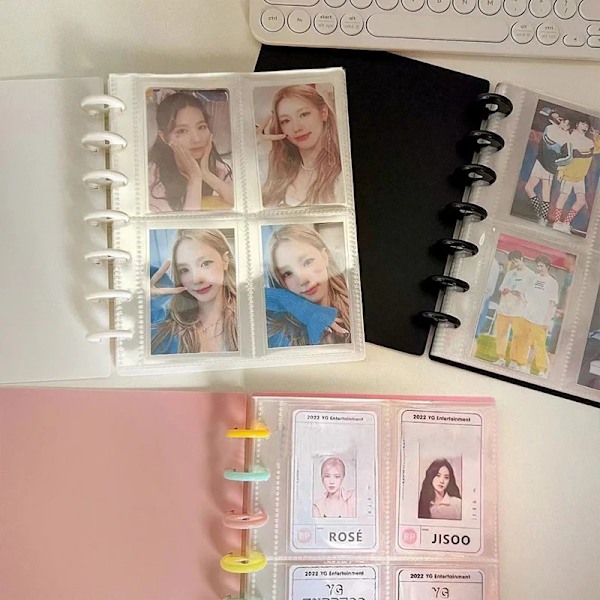 Ins fotoalbum Kpop-bind, fotokortbind, samling, kreative idol-kort, samlealbum, togbilletalbum, billedholder, gave B2