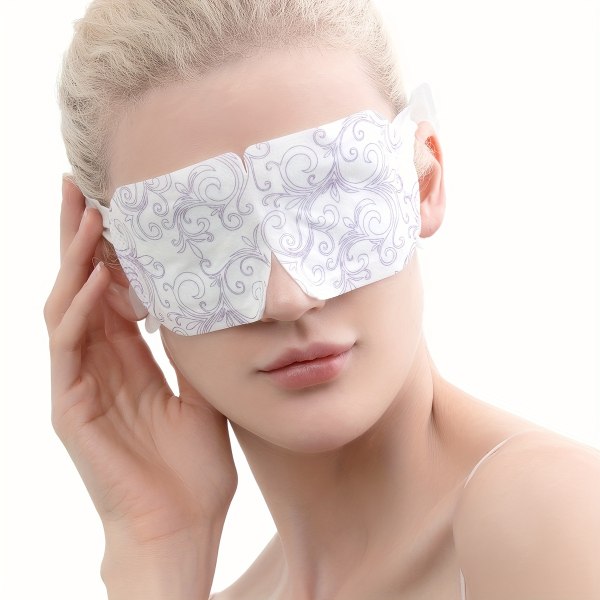 Steam Eye Mask Lavendel Varmkompress Ånghet Kompress för att lindra ögontrötthet Specialvärme Sömnmask Steam Sleep