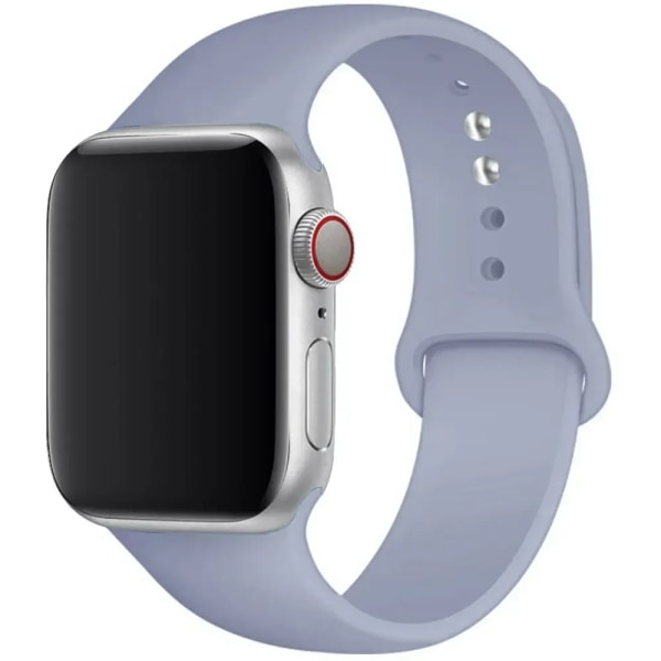 Silikonrem för Apple Watch -band 44mm 41mm 45mm 40mm 49mm 42mm 38mm Sportarmband correa iwatch Series Ultra 8 7 se 6 5 4 3 59 brick blue 38mm-40mm-41mm M-L