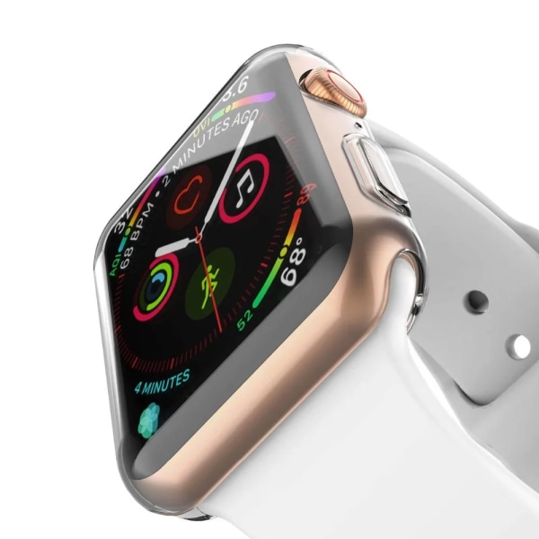 TPU- cover för apple watch Case 44MM 45MM 41MM 42MM 38MM 40MM Helt stötfångarbandsskydd iwatch-serien 9 8 7 6 5 3 SE tillbehör rose gold 38mm Series 321