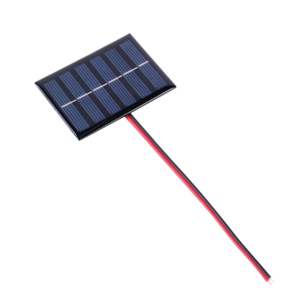 1/2 st Solarpanel 100MA 1W 3V Mini Litet Solpanelmodul DIY Polysilicium Sol Epoxy Cell Laddare för 2-3V Batteriladdning 1pc