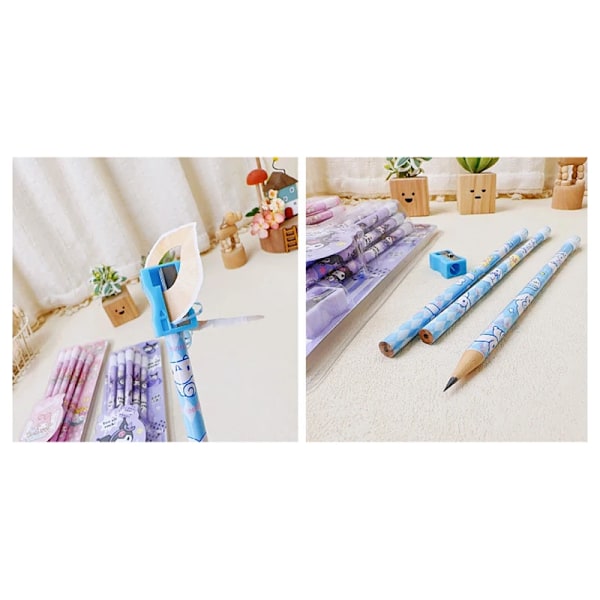 Söt Cartoon Anime Barns Student Läxor Pencil Ritning Pencil Hb Kawaii Erasers A3