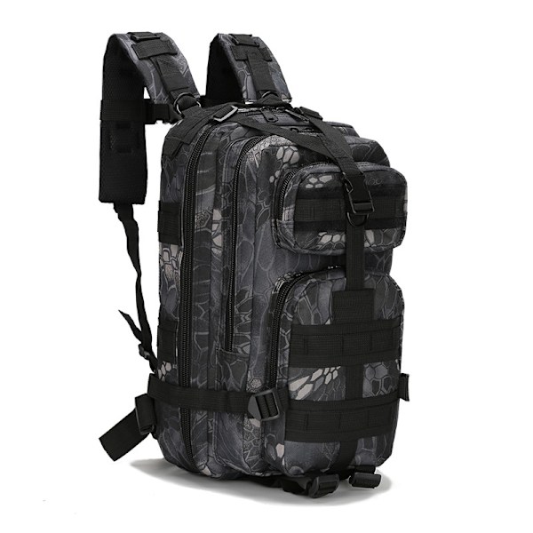 Militær Fans Combat Taske Udendørs Sports Vandreture Taske 30L Oxford Vandtæt Camouflage 3P Rygsæk Cp Camouflage 20-35L