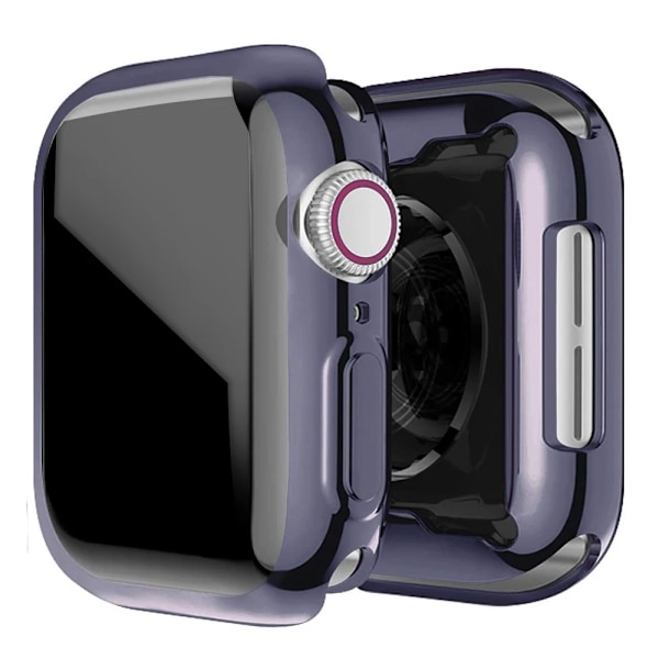 Skærmbeskyttelse til Apple Watch Case 45Mm 41Mm 44Mm 40Mm 42Mm 38Mm Fuld Tpu Stødpude Dækning Tilbehør I Watt Serie 9 8 7 Se 63 Space gray Series 4 5 6 SE 44MM