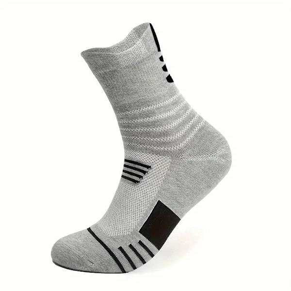 10 Par Andningsbart Bomull Sportstrumpor Män Bambu Fiber Höst Och Vinter Män Strumpor Svett Absorption Deodoranta Business Sox 3 pairs zt136-3 Single code