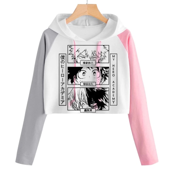 My Hero Academia Anime Cosplay Todoroki Hoodie Dam Boku No Hero Academia Streetwear Bakugo Himiko Toga Manga Sweatshirt Kvinna 16518 M