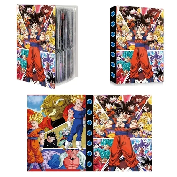 240 stk. Dragon Ball-kortalbum Anime-spilkort Map Holder Binder Son GOKU Vegeta-kortbeskytter Samlingsmappe Legetøj Børnegave G