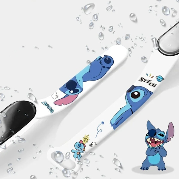 Disney Stitch Digitale Børneure Animefigurer LED Lysende Ur Berøring Vandafvisende Elektronisk Sportsur Børnefødselsdagsgave Blue