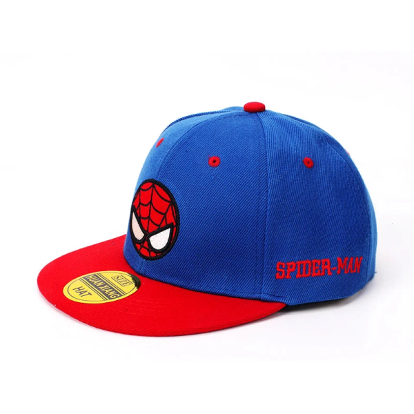 2023 Spiderman Cartoon Baby Hat Barn Baseball Cap Pojke Tjej Marvel Kepsar Snapback Hip Hop Barn Cap för toddler Justerbar 2-8Y white spiderman