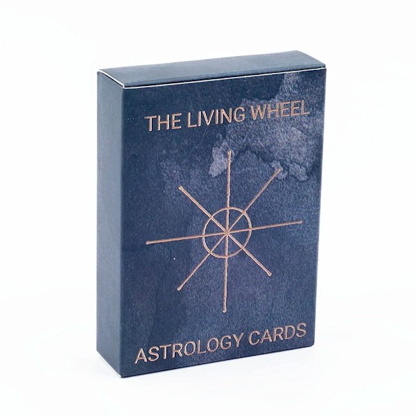 Living Wheel Astrologikort 55 Oracle Cards Deck För Fortune Telling Och Divination Perfekt För Brädspel 8.8 *6,3Cm TN05N