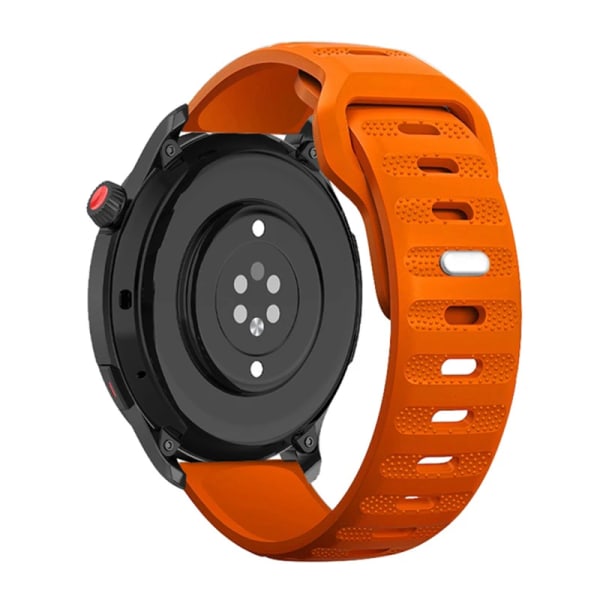 22 mm 20 mm silikonband för Huawei Watch 4/3/GT3-2 Pro Amazfit GTR 4/GTS 4 Mjukt andningsbälte Samsung Galaxy Watch 6/5/4 rem Orange For 22mm