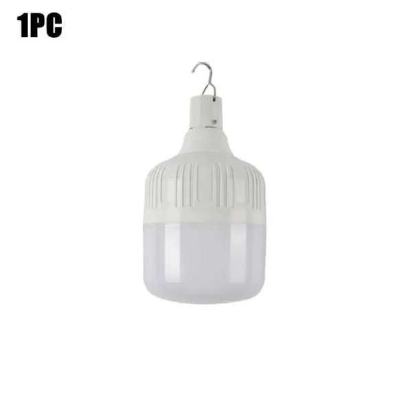 1/2/4/6 st campingljus USB uppladdningsbar LED nödlampa Utomhus bärbara lyktor med krok för BBQ tält batterilampa 200W 1PC