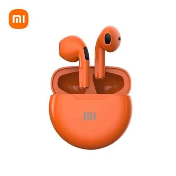 Xiaomi Air Pro 6 Tws Trådløse Bluetooth-øretelefoner Touch Controll Øretelefoner Med Mikrofon Hifi Lyd Sport Øretelefoner Musik. Headset Orange