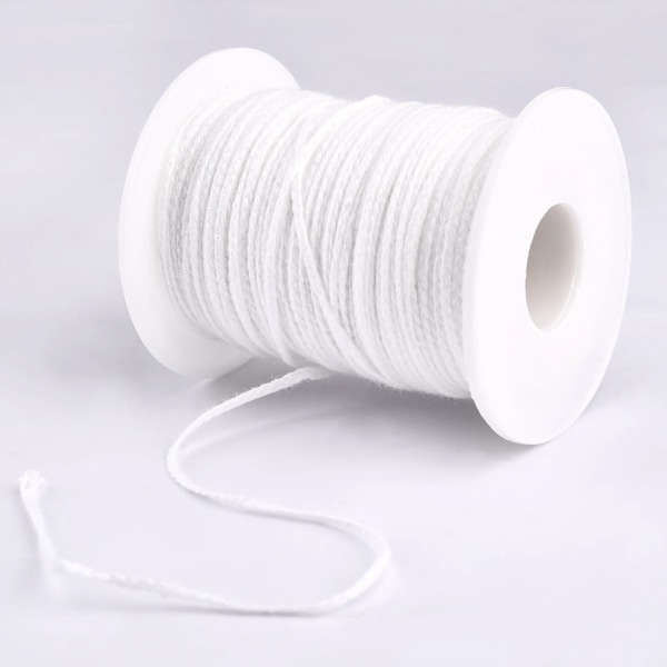 50 Pcs/100 Pcs 2.6-20Cm Rökfritt Vax Waxed Wicks Party Leveranser 61M-24 strands