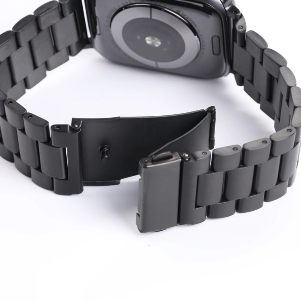 Metallrem för Apple Watch Ultra 49mm 8 7 45mm 41mm Rostfritt stål Smartwatch Armband för iWatch 6 5 4 SE 44mm 42mm 38 40mm Midnight blue