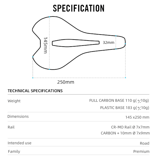 Ryet Pyörän Satula Super Kevyt Täysi Hiili Racing Pyörän Istuin 7X9mm 7X7mm Kisko Supervirtaus Tie Mtb Katso Pehmuste Pyöräily Osat Plastic Base